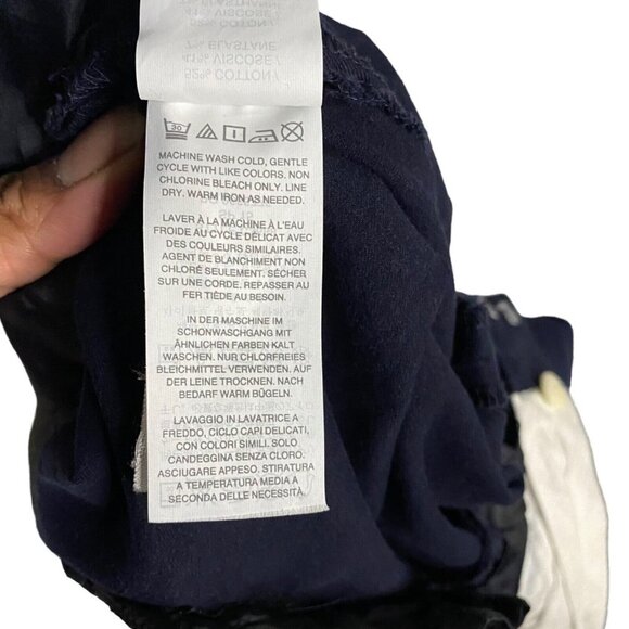 J. Crew Women’s Campbell Navy Ankle Chino Pants - Picture 9 of 10